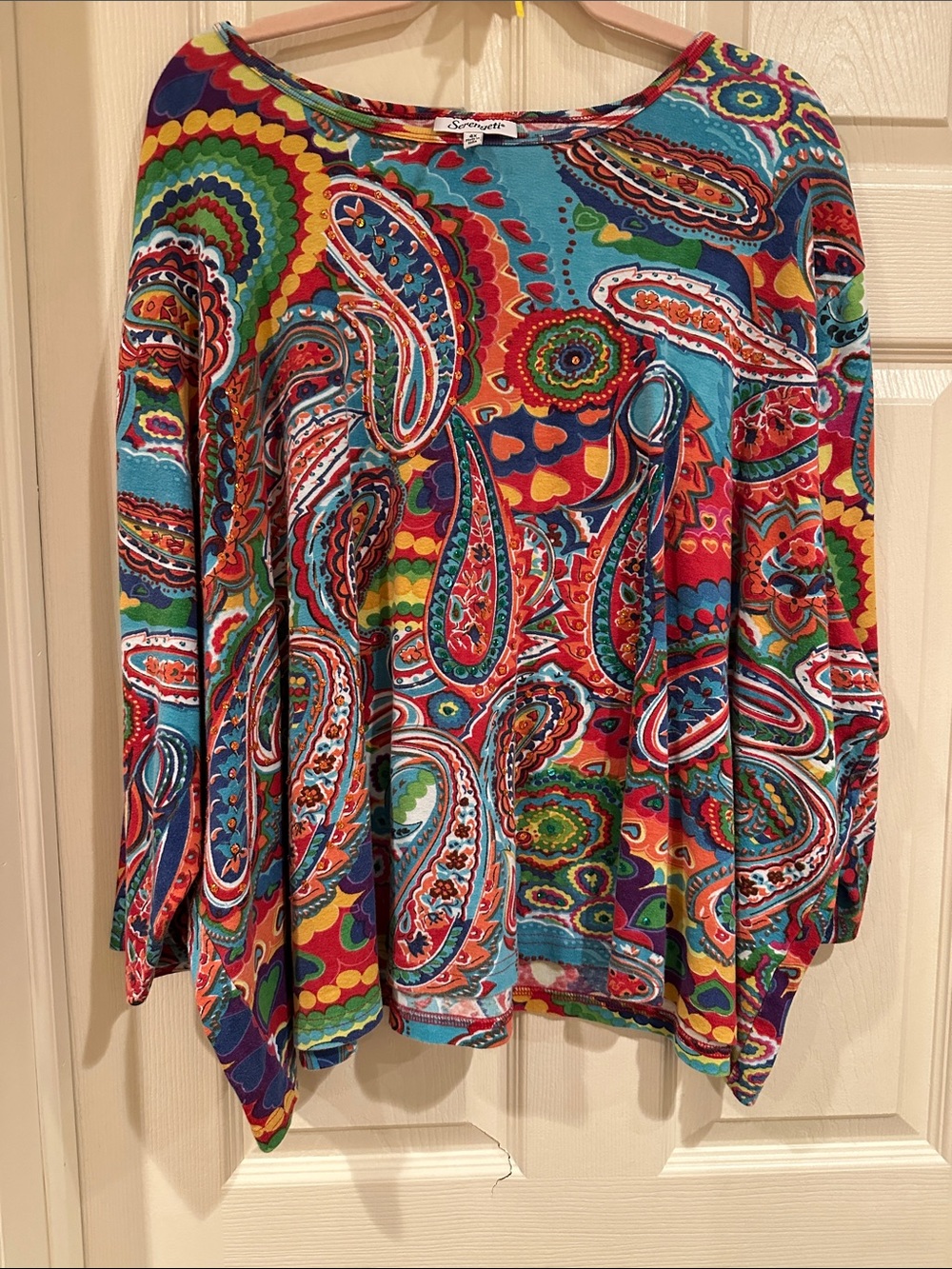 Serengeti Multicolor Paisley Print Shirt